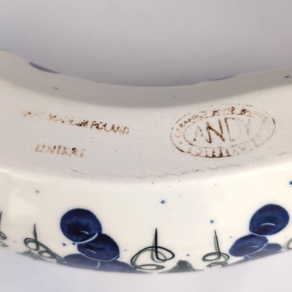 Andy Unikat Polish Pottery Advent Candle Centerpiece - Hand Made Hand Painted - Picture 13 of 15